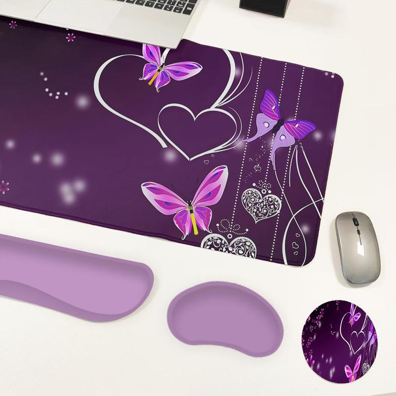 Tradescantia Purple - CIFBUY Abstrakcyjny Fioletowy Zestaw Podkładek Pod