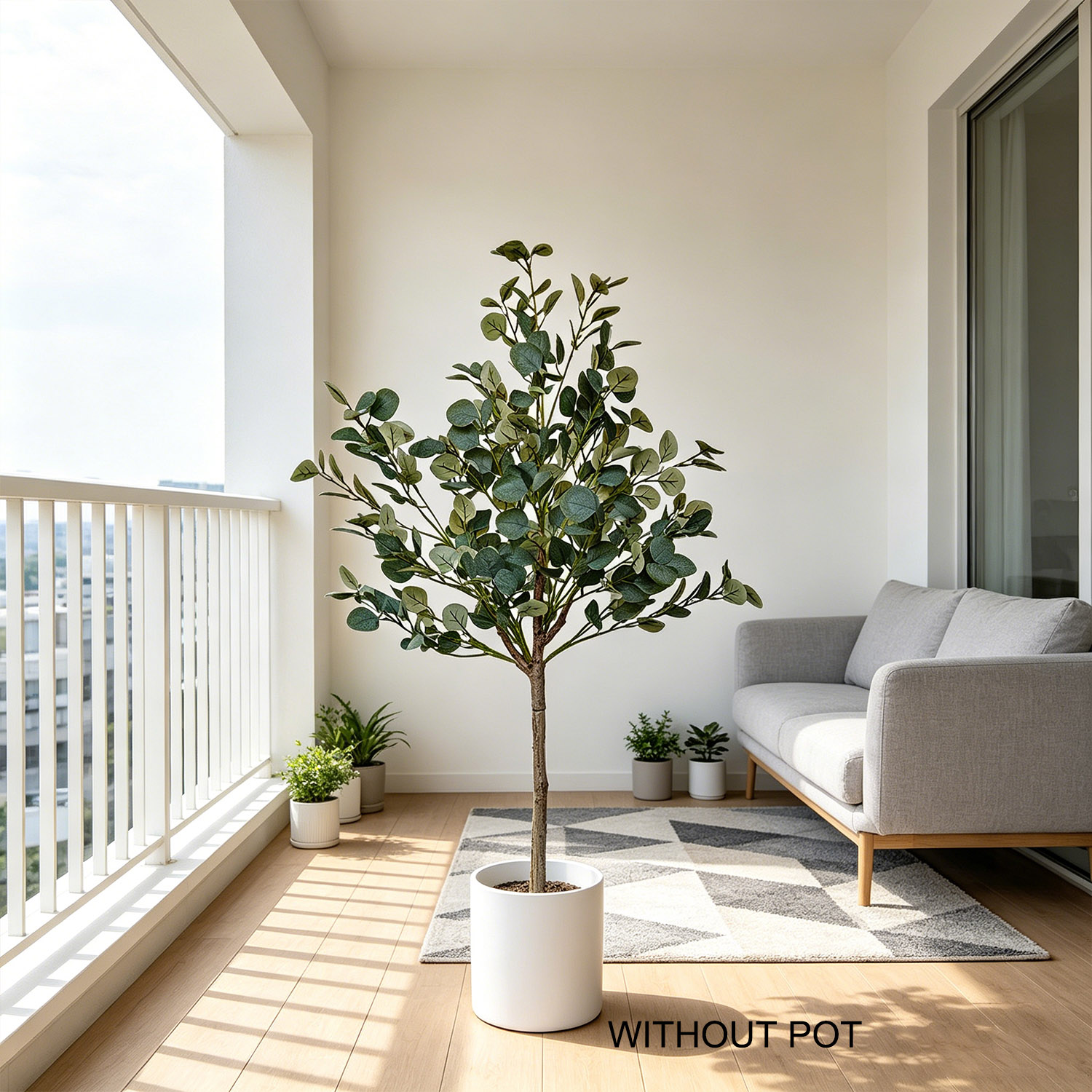 Dracaena Marginata - Sztuczna roślina eukaliptusa o długości 140