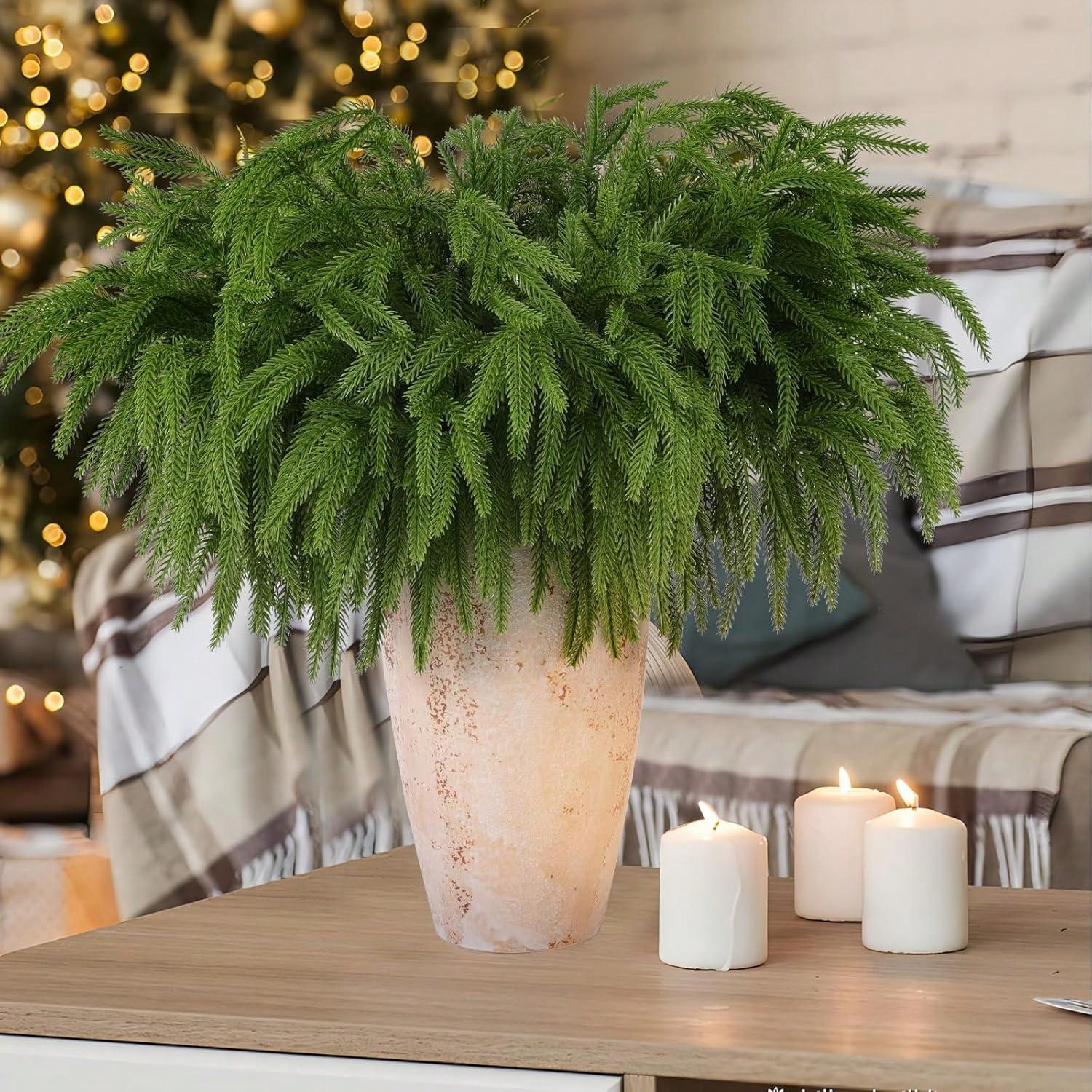 Dracaena Marginata - Boże Narodzenie Norfolk Gałęzie Realistyczne Sosna