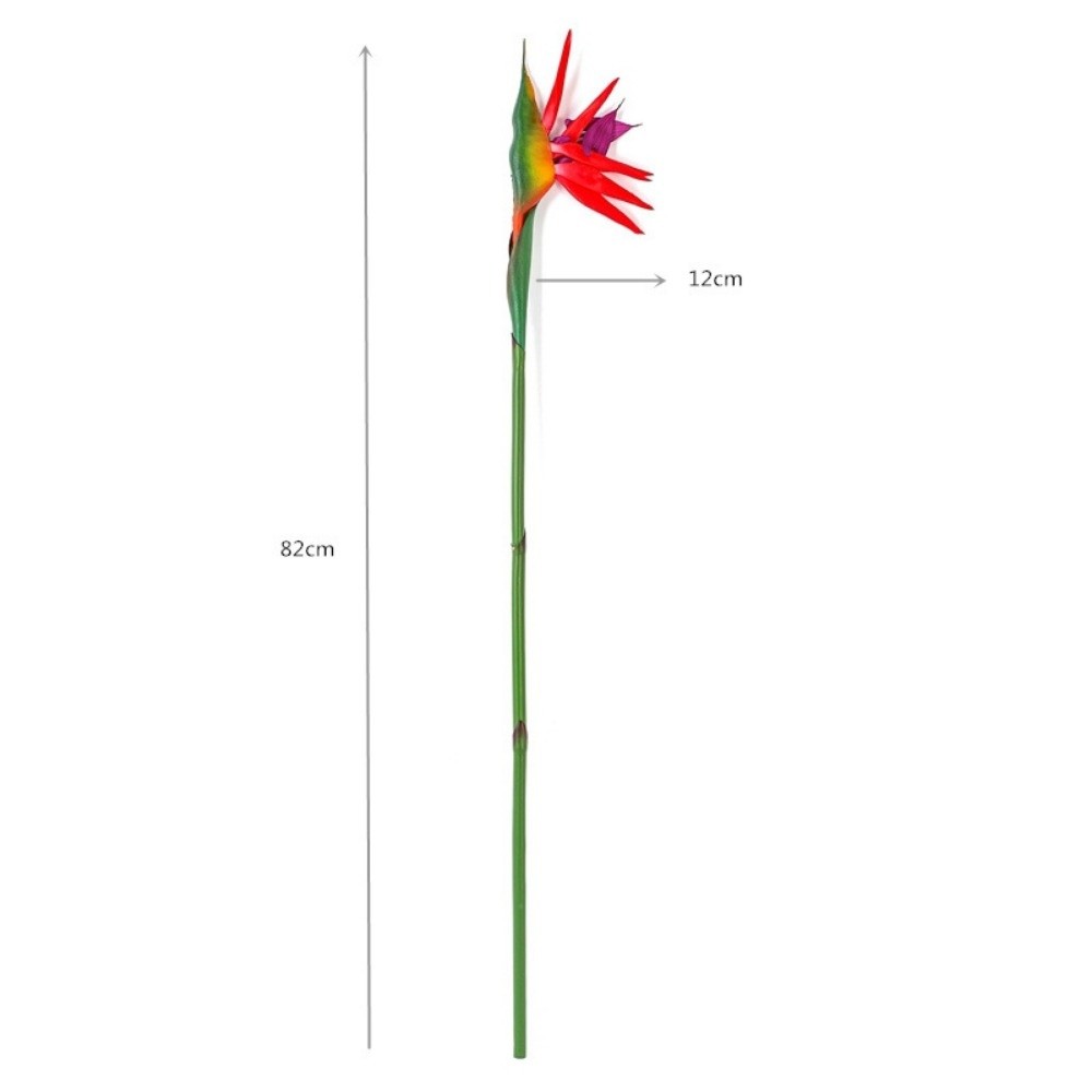 Bird Paradise Strelitzia - Nowe sztuczne kwiaty strelitcji na długim