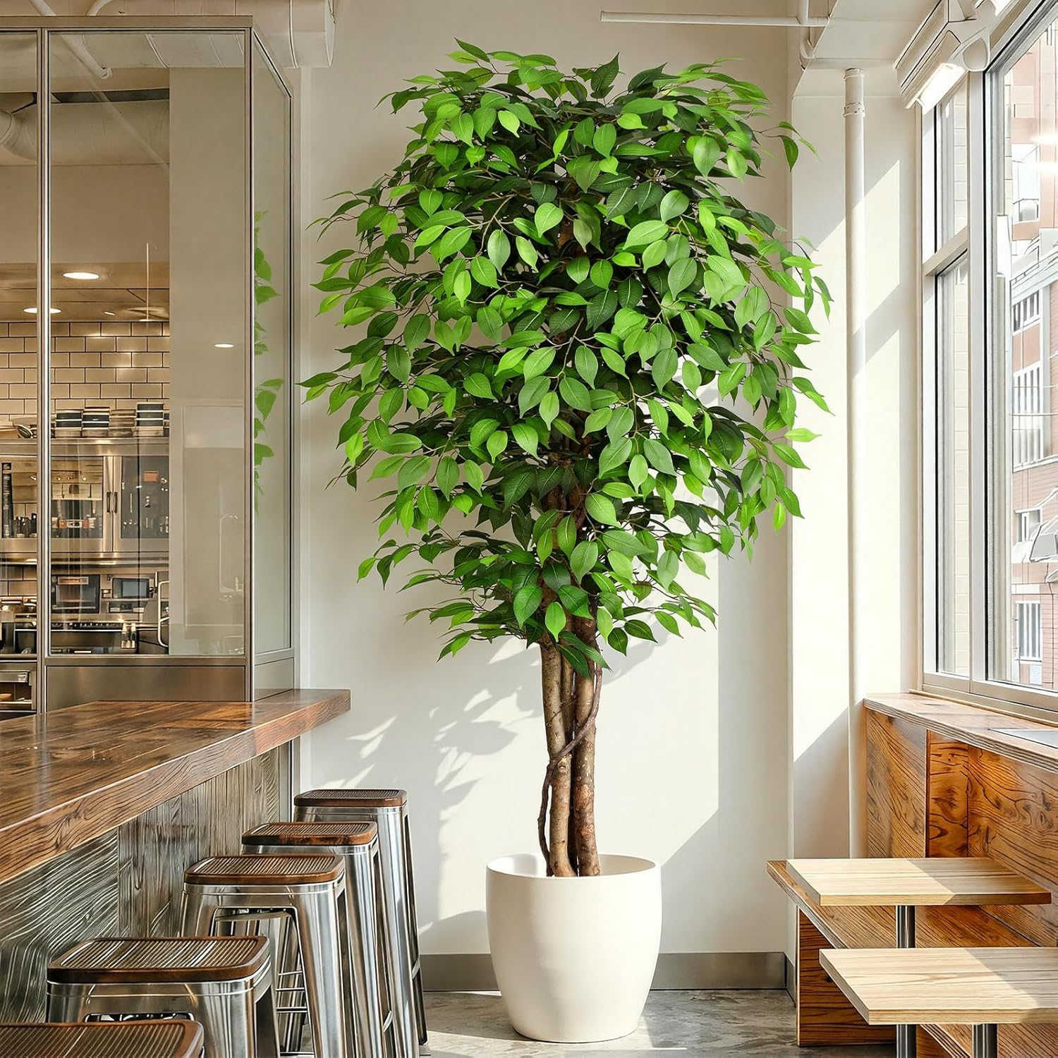 Realistyczny sztuczny drzewko  – Monstera Adansonii recenzja i cena